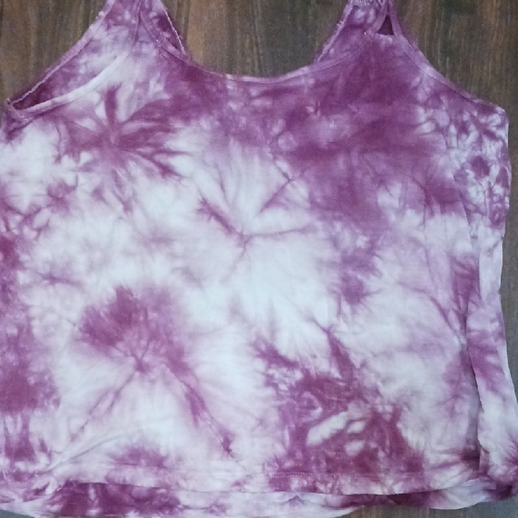 American Eagle Tie-Dye Purple Women's Tank - Picture 6 of 6